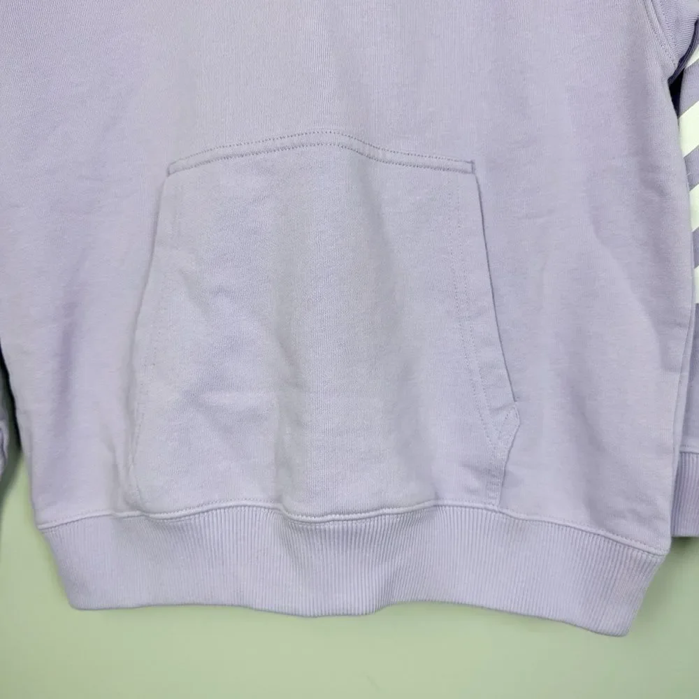 OFF-WHITE | NEW Kid’s Light Purple & White Cotton Logo Hoodie Youth Size 10